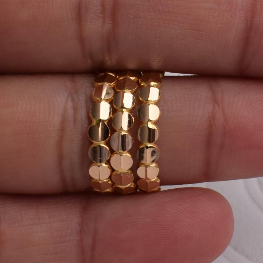 خاتم ذهب عيار 21