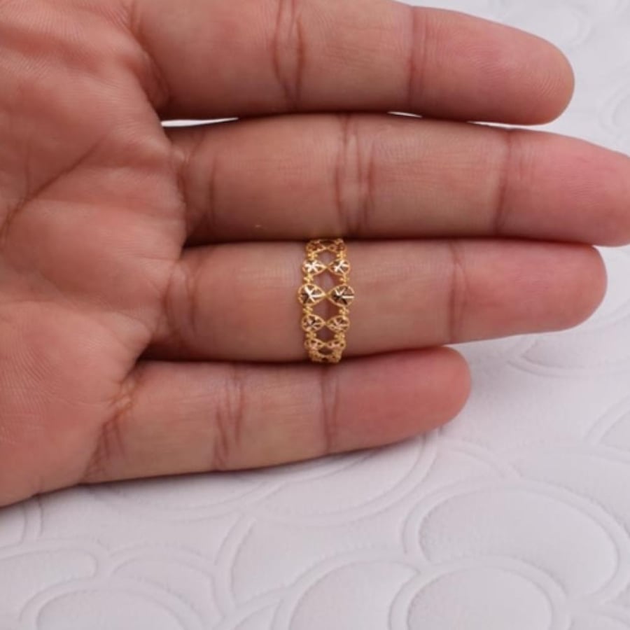 خاتم ذهب عيار 21