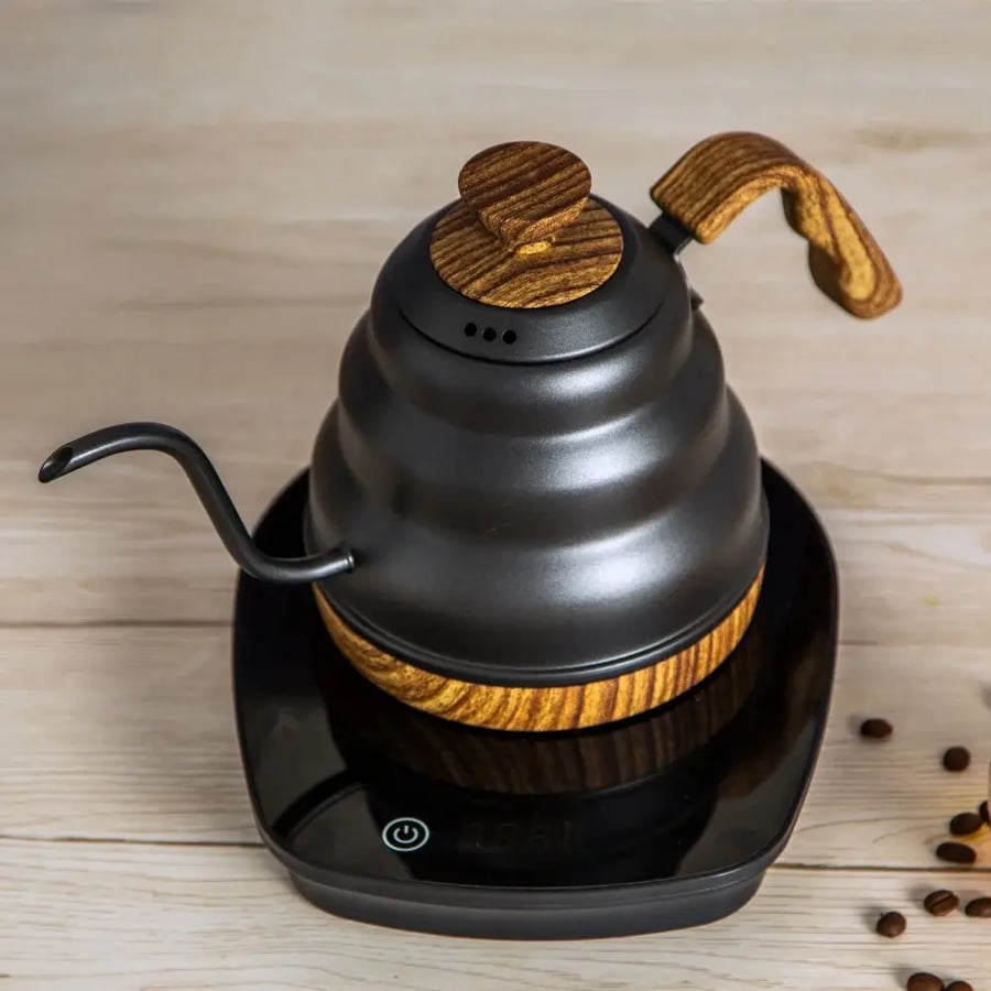 غلاية ستريكس Strix الذكية للترشيح 1 لتر - اسود خشبي | Smart Pour Kettle 1L