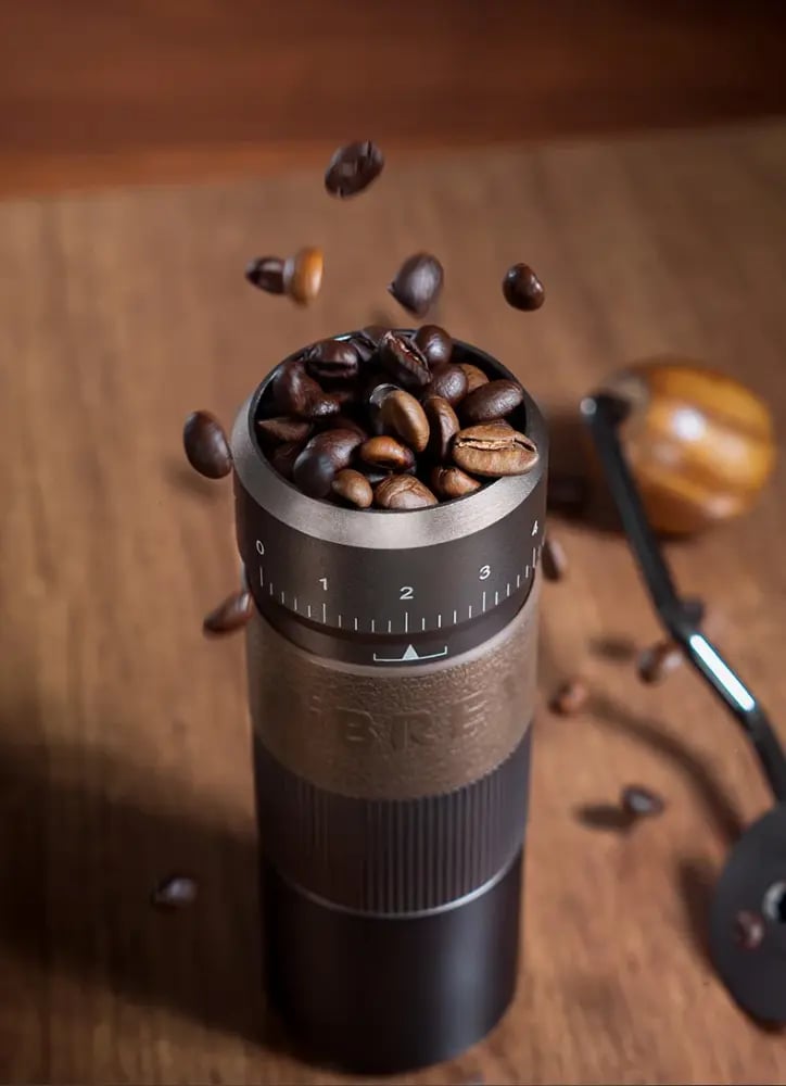 مطحنة يدوية G4B من هيبرو HiBREW طاحونة قهوة محمولة دقيقة 450 غرام