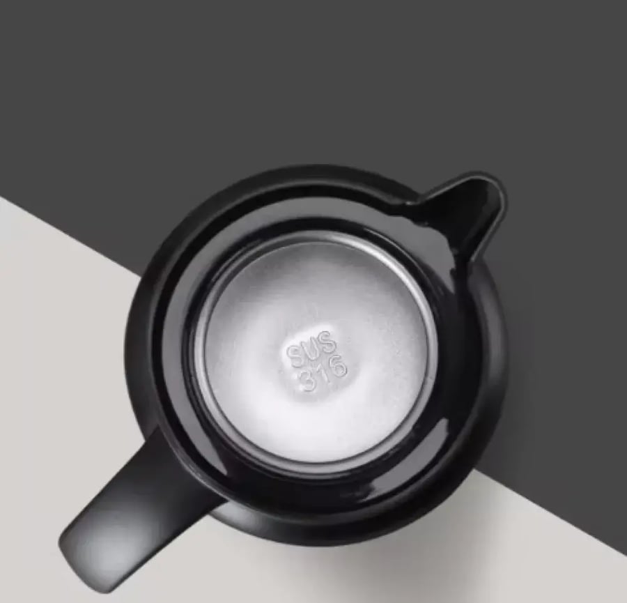 ترمس قهوه مع شاشة - 800 ml - اسود