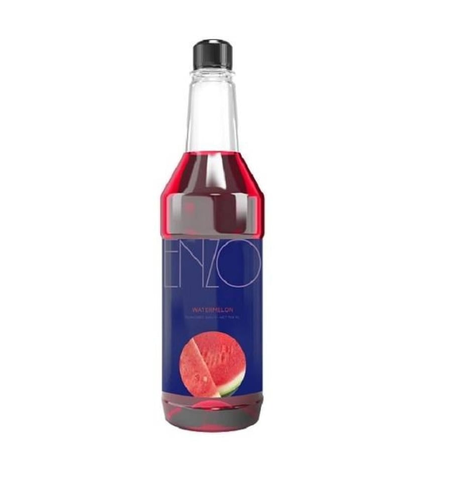 سيروب اينزو بطيخ ENZO 750ML بنكهة منعشة للمشروبات والموكتيلات