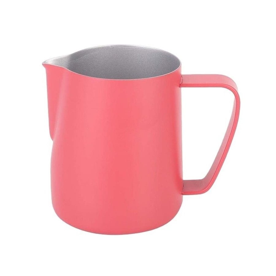 ابريق تبخير الحليب 600ml وردي