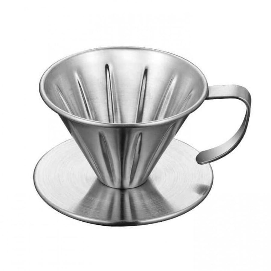 قمع ترشيح القهوة من المعدن v60 dripper مقاس 01 يتسع 1 الى 2 كوب