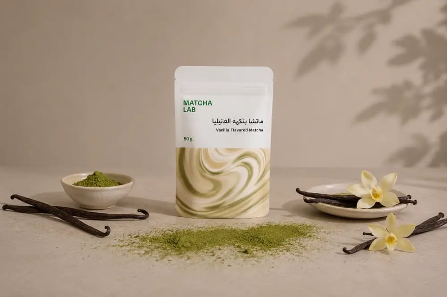 ماتشا لاب | بنكهة الفانيلا | 50G