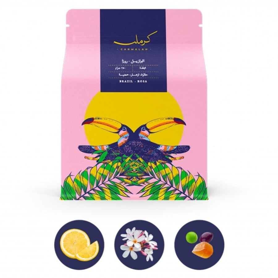 قهوة برازيل روزا مورينا من محمصة كرملة 250g
