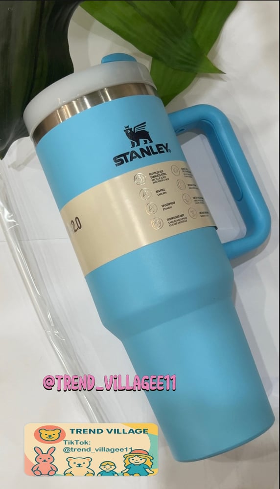 كوب ستانلي  لون ازرق |The Quencher® H2.0 FlowState™ Tumbler | 40 OZ