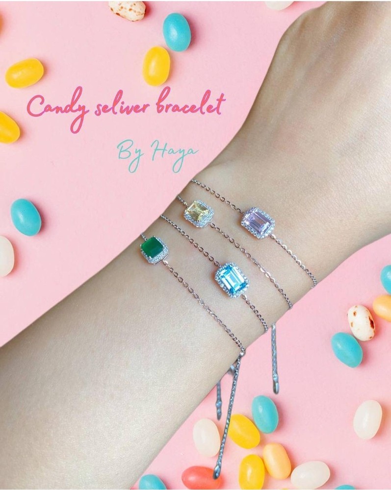 Silver bracelets of 925 karat.. with beautiful stones