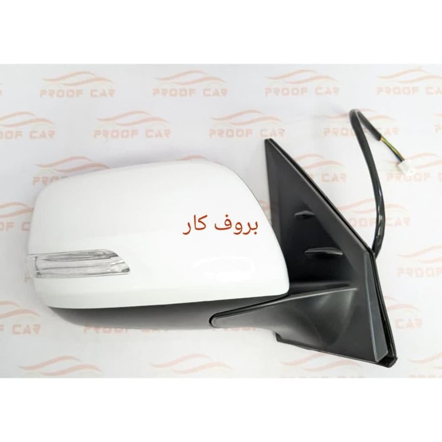 مراية لاندكروزر 2012-2015 فليشر ابيض يمين