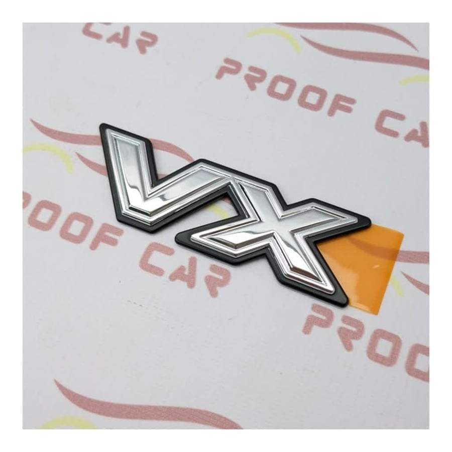 علامة في اكس VX لاندكروزر 90 - 97 فضي كوبي