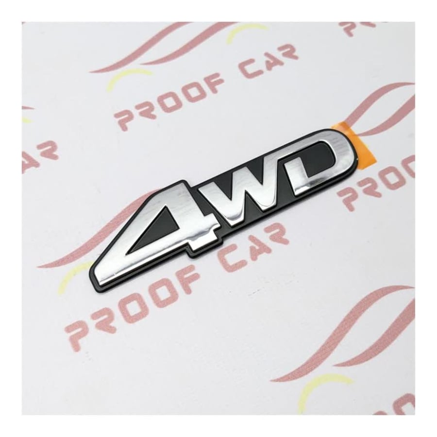 علامة 4WD لاندكروز 90 - 97 فضي كوبي