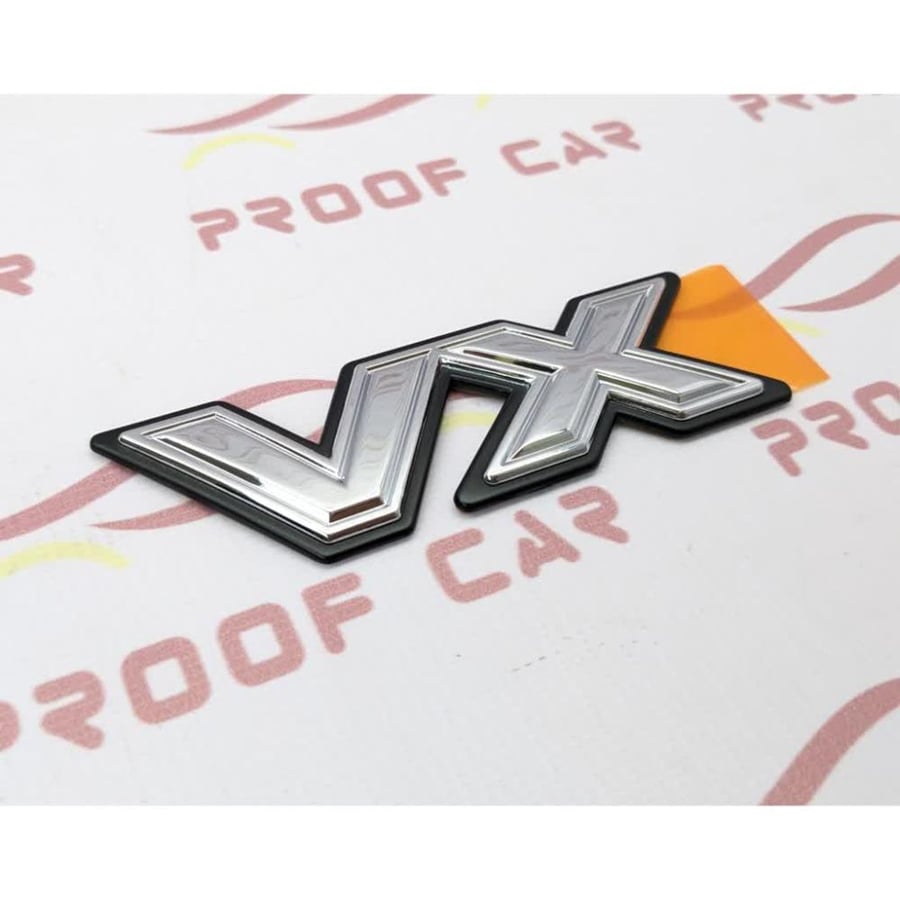 علامة في اكس VX لاندكروزر 90 - 97 فضي كوبي