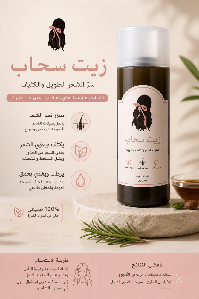 زيت سحاب بالأعشاب