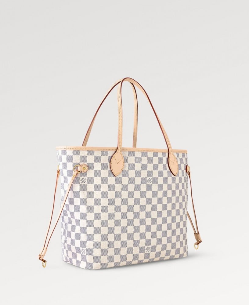 Louis Vuitton never full MM  (Damier Azur Canvas )