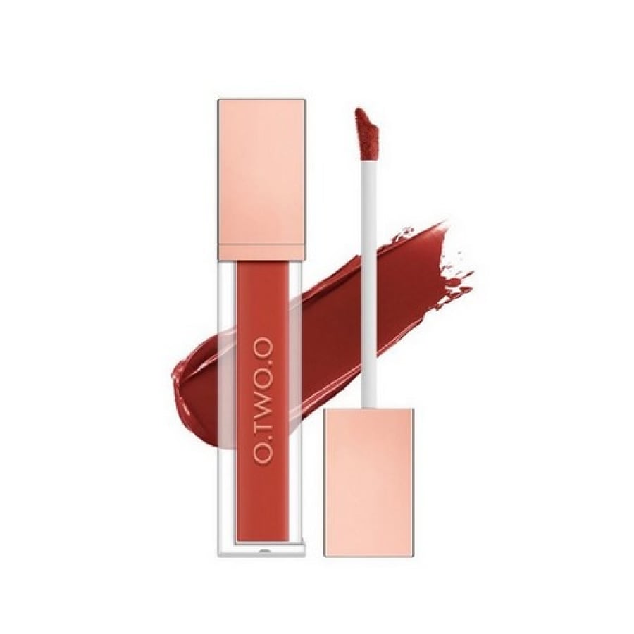 Matte liquid lipstick - tawny dusty orange 012