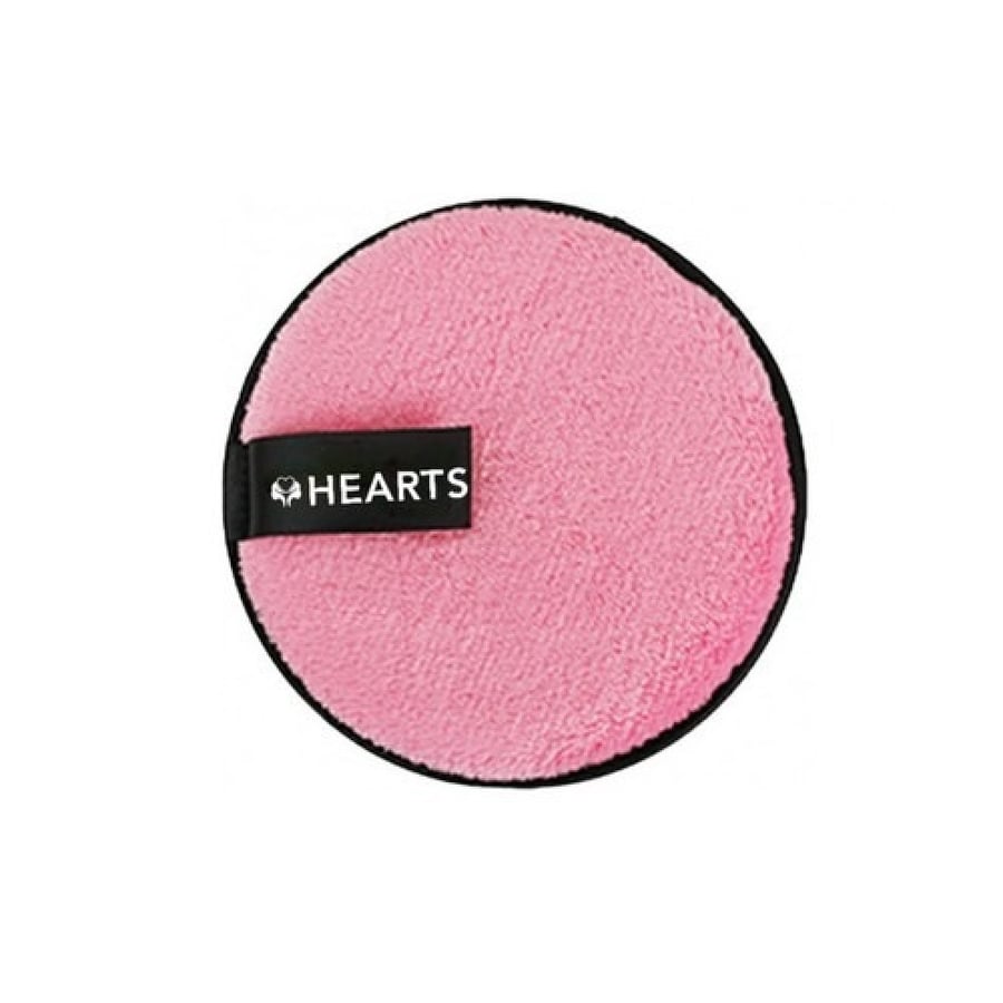 Fiber sponge for removing makeup from Hearts