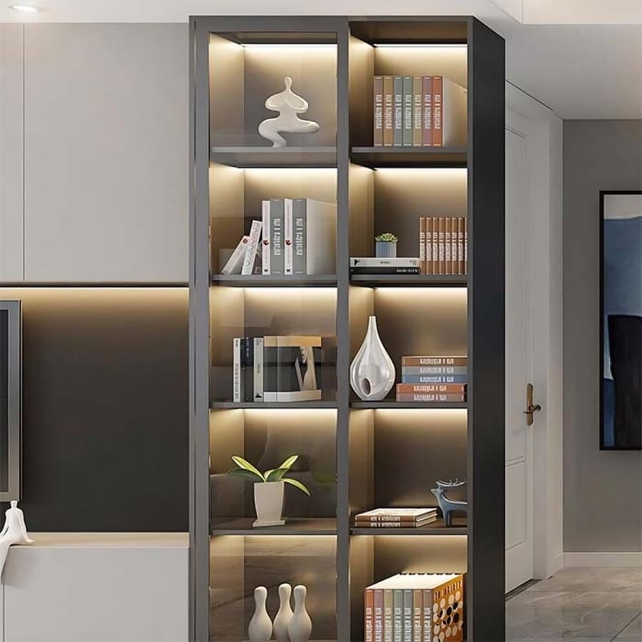 Recessed aluminum profile with lip 2.4 cm 2419