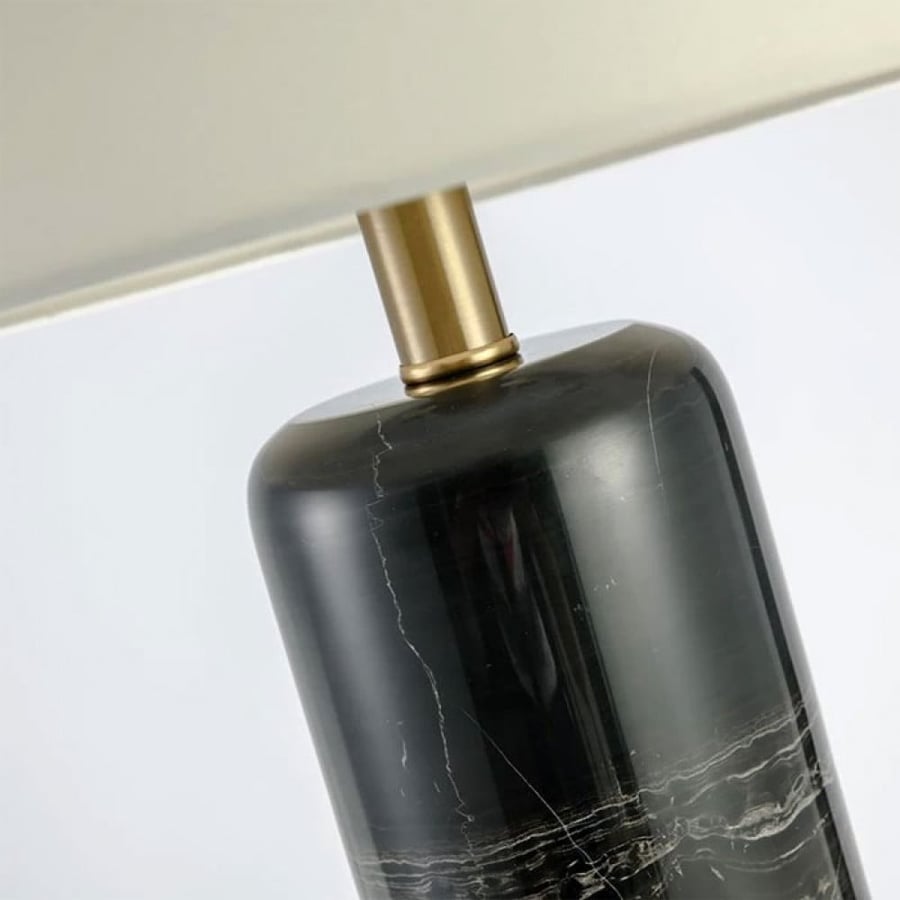 Black marble table lamp T-7002