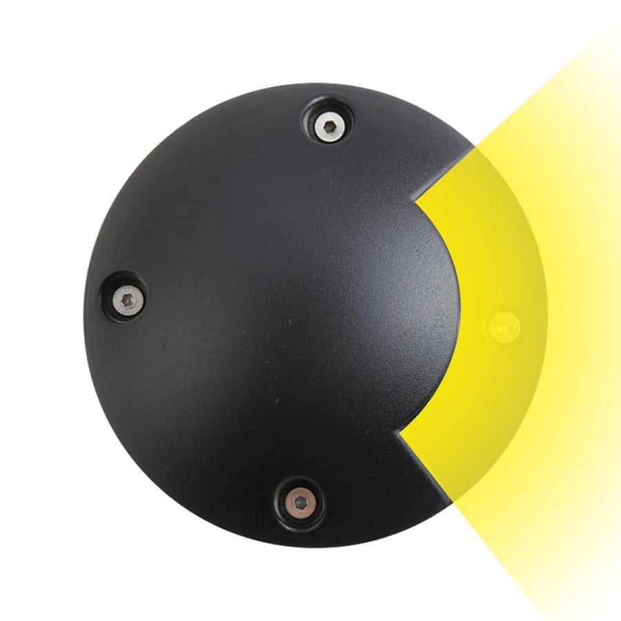 Black Ground Bumper Light One-Sided / Four-Sided CREE Warm Light E037