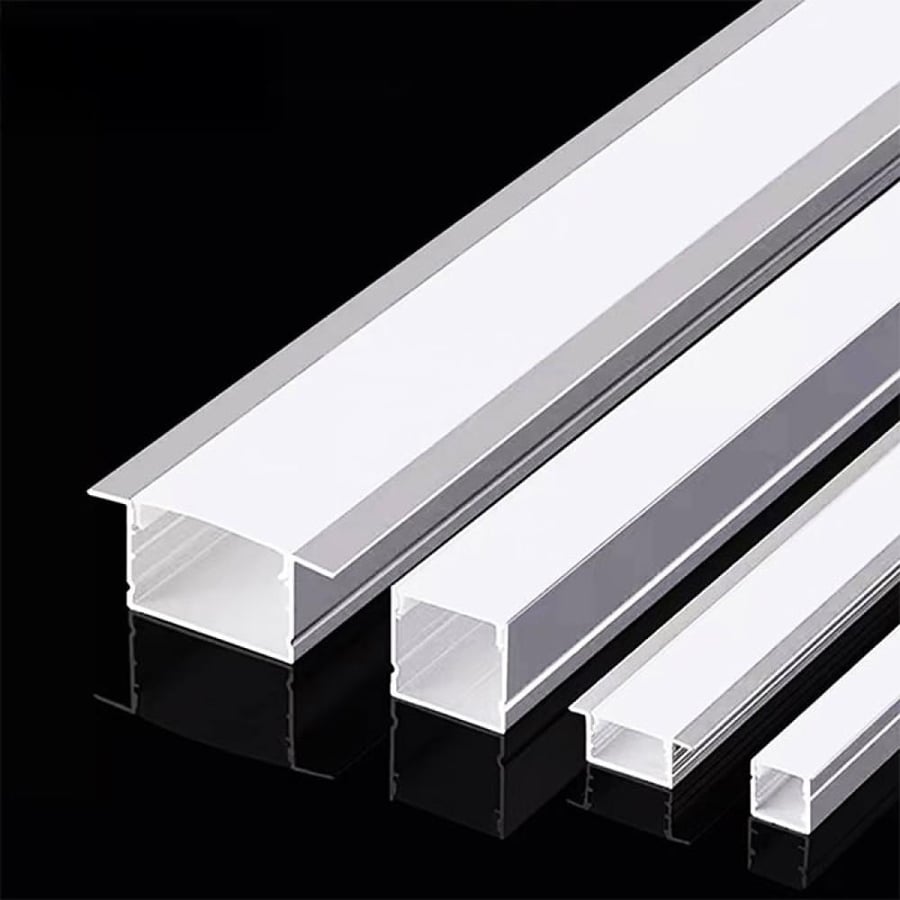 Recessed aluminum profile with lip 2.4 cm 2419