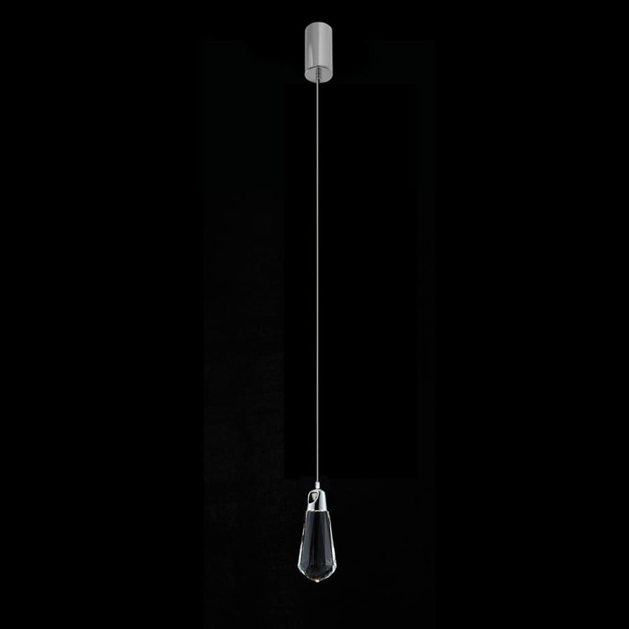 Karats Single Pendant Light – Crystal Chrome – LED Warm Light – 10 cm – TF7058D