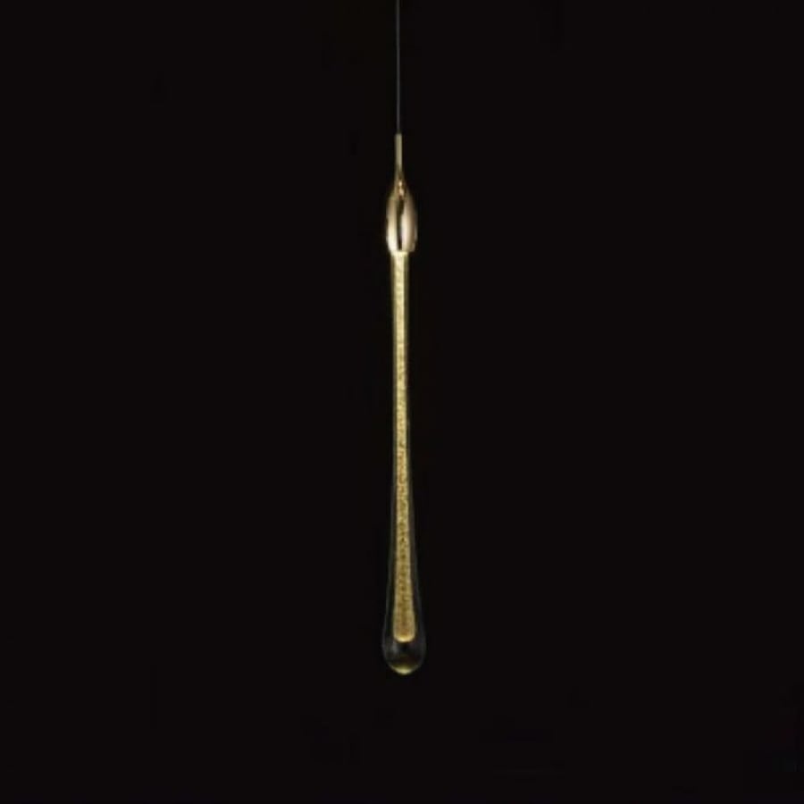 Golden teardrop chandelier- 20592