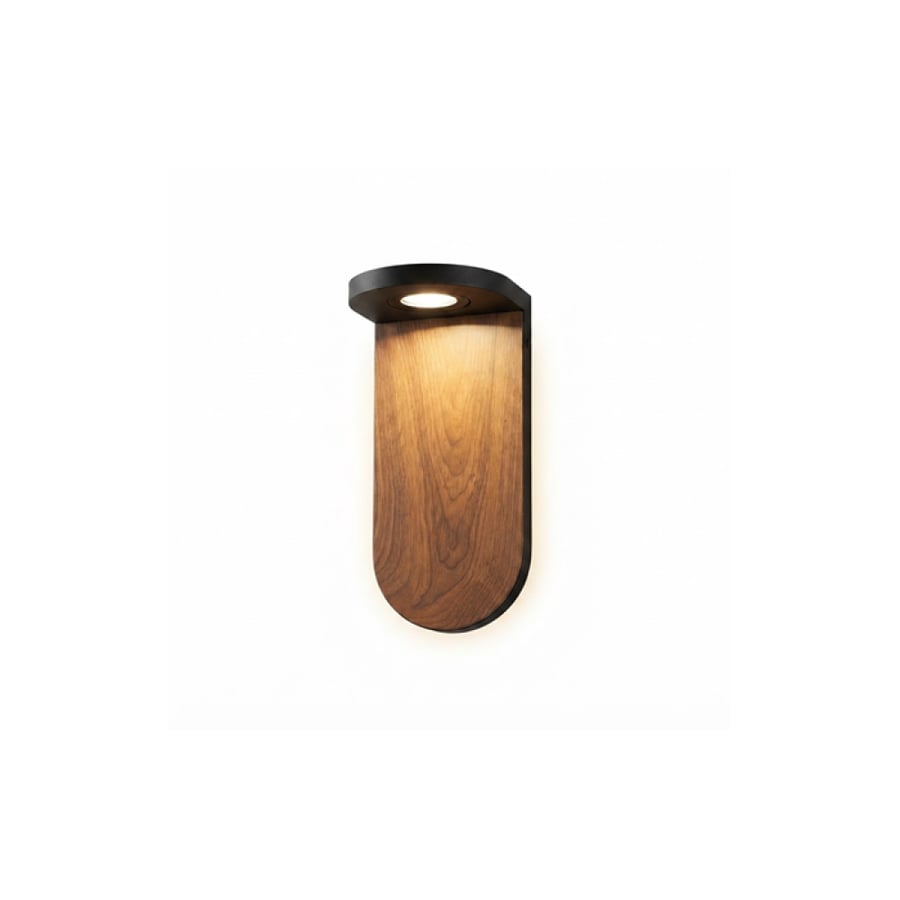 جداري مودرن خارجي اسود مطعم باللون الخشبي B3018-10W ليد Bridgelux