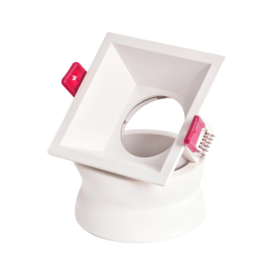 Siera Deep Square Adjustable Single Spotlight Frame – D-502SQ (7.5 cm)
