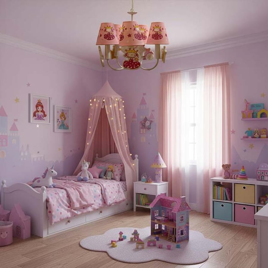 ثريا اباجوره بناتي برنسيسه احمر P-864-5