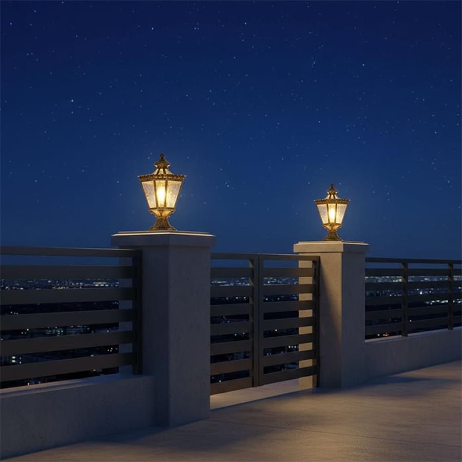 ستاند فوق السور نحاس قزاز مغشى D0826