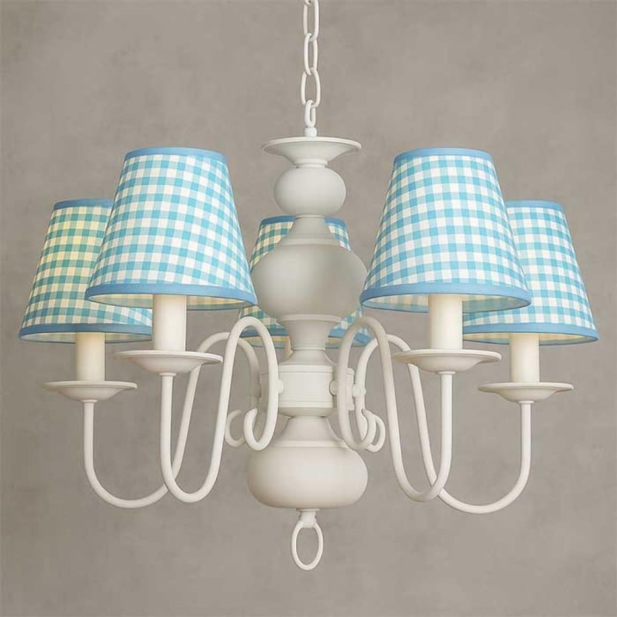 Pottery Barn-Inspired Boys' Chandelier Table Lamp – Model 8532-5