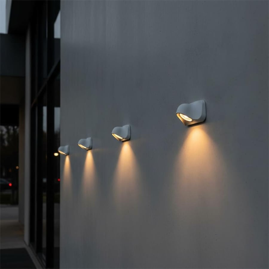 Black Outdoor LED Cree Wall Light - B2234