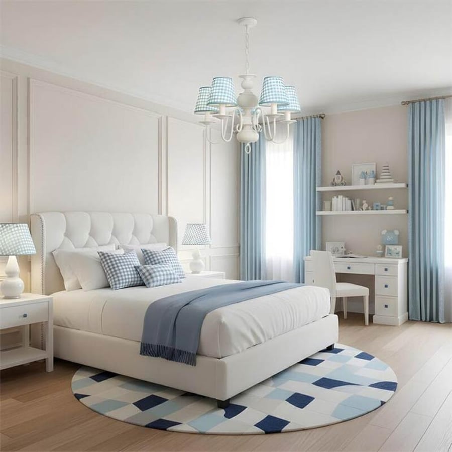 Pottery Barn-Inspired Boys' Chandelier Table Lamp – Model 8532-5