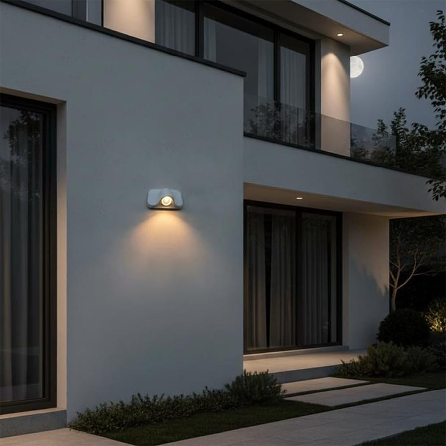 Black Outdoor LED Cree Wall Light - B2234