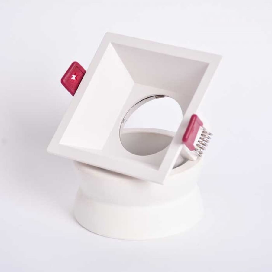 Siera Deep Square Adjustable Single Spotlight Frame – D-502SQ (7.5 cm)