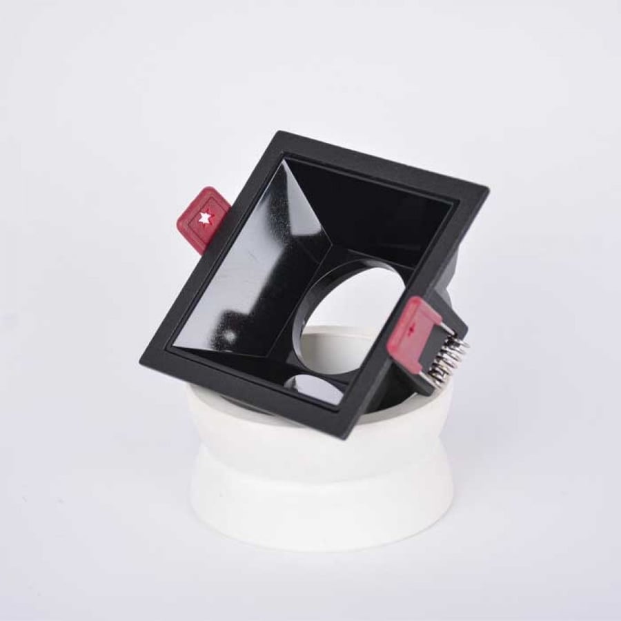 Siera Deep Square Adjustable Single Spotlight Frame – D-502SQ (7.5 cm)