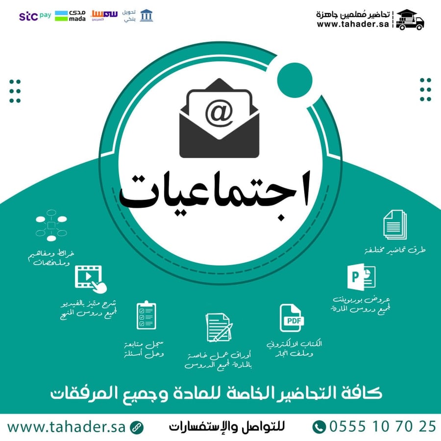 كتاب الطالب مادة إجتماعيات ثالث متوسط التربية الفكرية الفصل الثاني