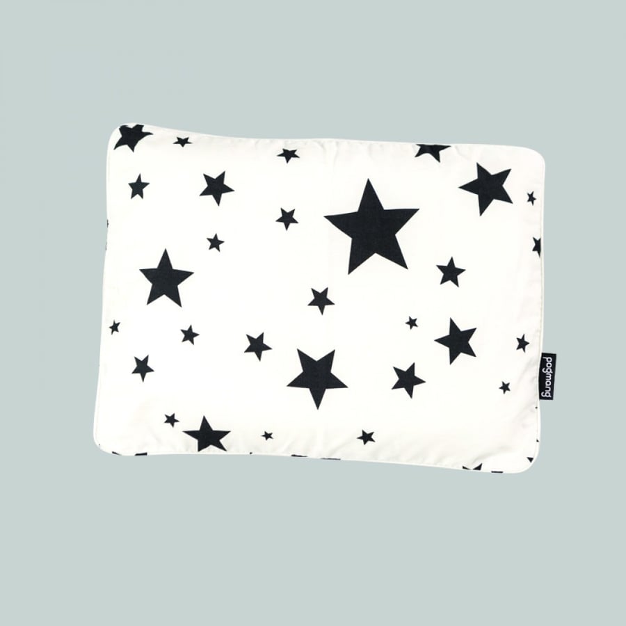 Baby pillow (black stars design)