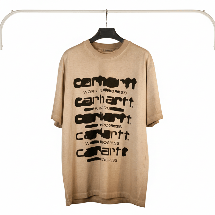 تيشيرت كارهارت (Carhartt WIP) بطبعة الشعارات المتعددة "Multi-Logo Graphic Tee"