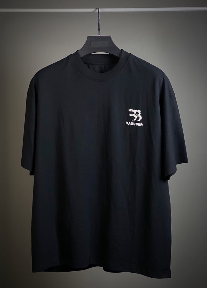 Black "Balenciaga" T-shirt – Modern street collection