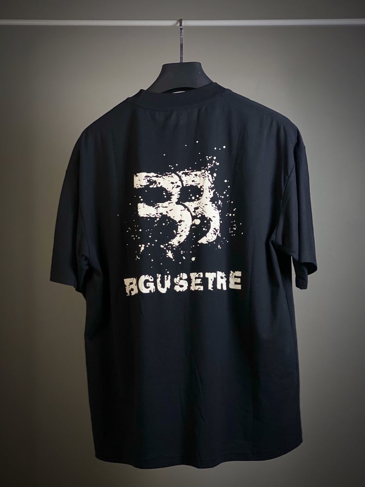 Black "Balenciaga" T-shirt – Modern street collection