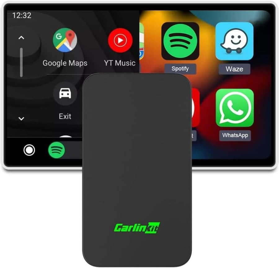 carlinkit 5 محول كارلنكيت لسياراة كاربلي واي فاي لاسلكي اندرويد امازون