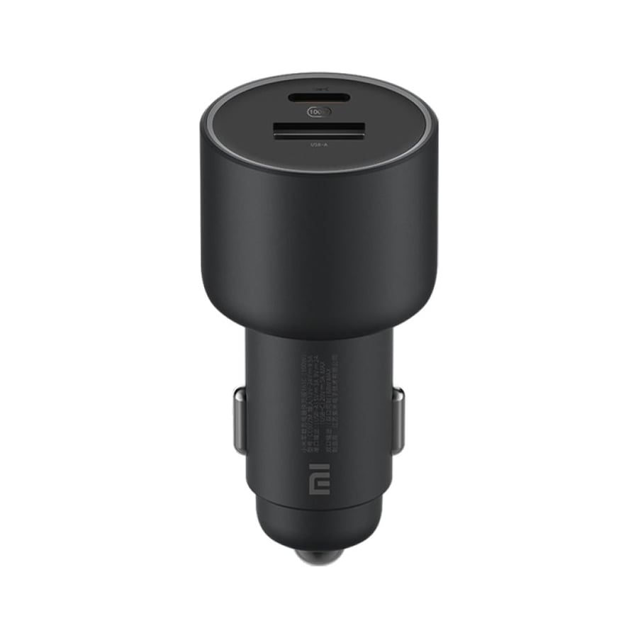 شاحن سيارة ولاعة شاومي بتقنية الشحن السريع 100 واط USB-A  USB-C Xiaomi