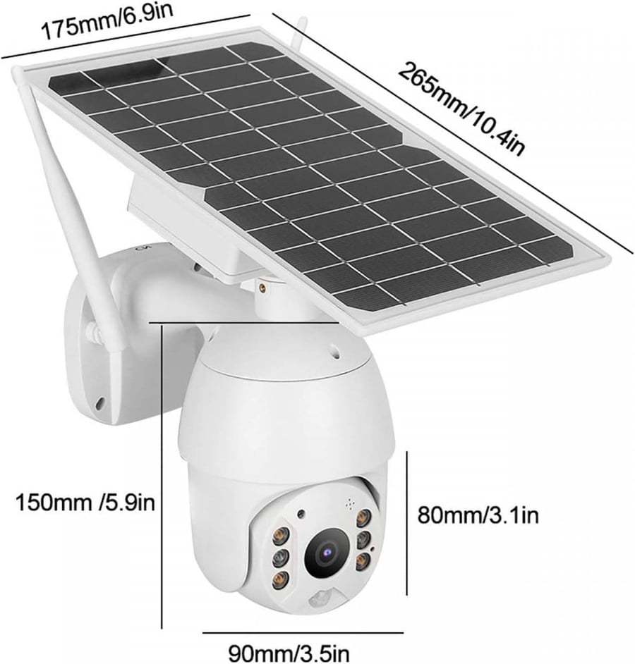 كاميرا طاقة شمسية بدون اسلاك ساكو Solar power camera without wires