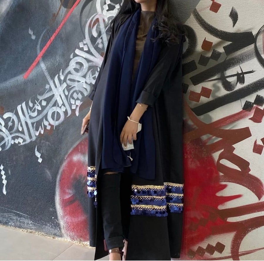 حرير مغسول اسود - 009