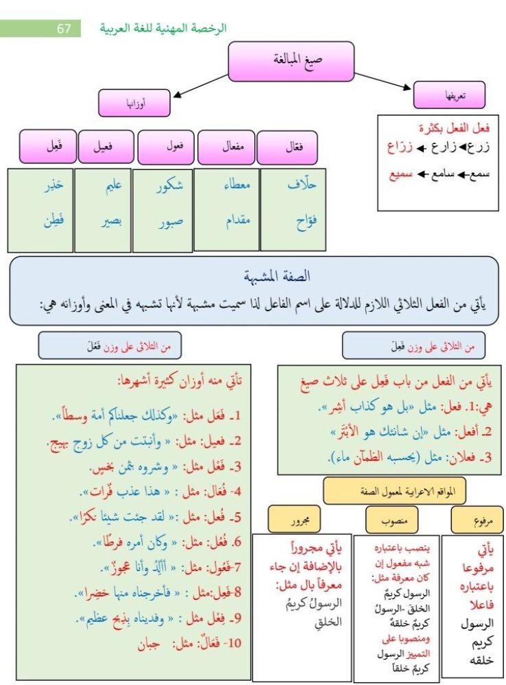 منتج شامل اللغة العربية مستوى 1