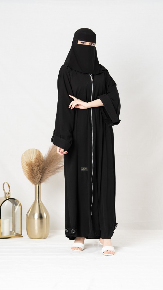 عباية عملية بسحاب