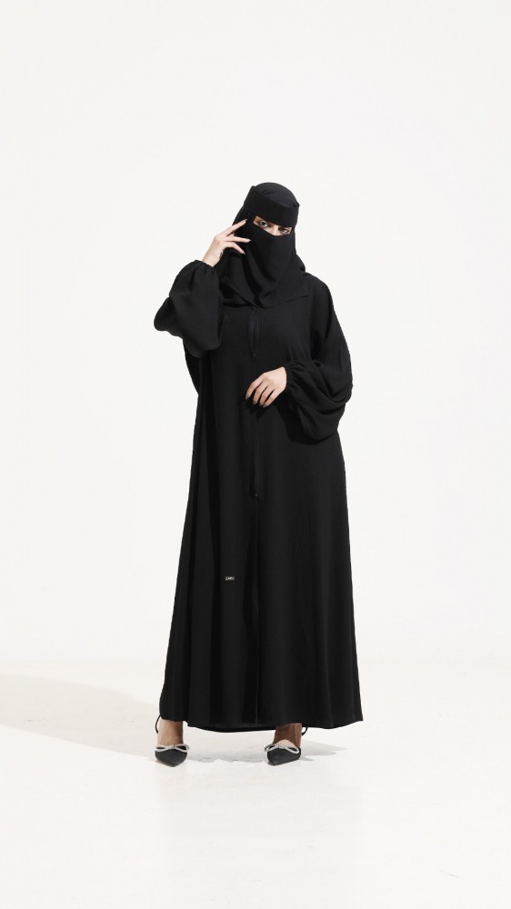 عباية ساده باكمام زم