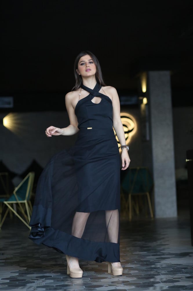 فستان سهره أسود