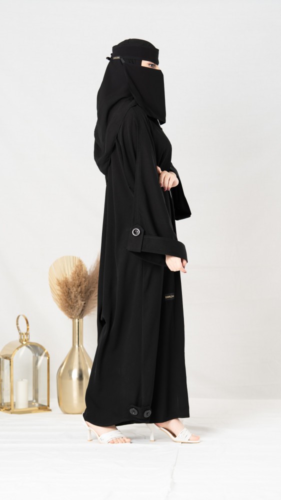 عباية عملية بسحاب